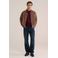 WE Fashion relaxed fit geruit overhemd - bruin