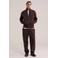 WE Fashion sweatvest met borduursels - bruin