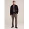 WE Fashion jas met wol - black/brown