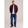 WE Fashion sweatvest met borduursels - rood