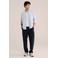 WE Fashion regular fit chino - donkerblauw