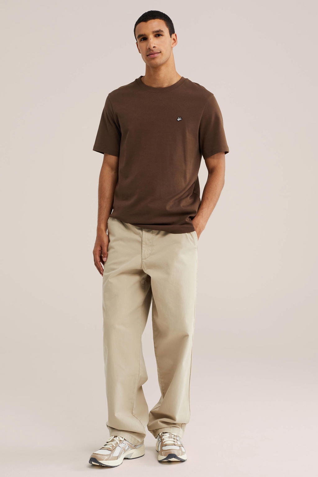 WE Fashion straight leg chino - warm sand
