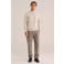 WE Fashion katoenen regular fit gebreide trui - beige