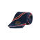 WE Fashion gestreepte stropdas donkerblauw