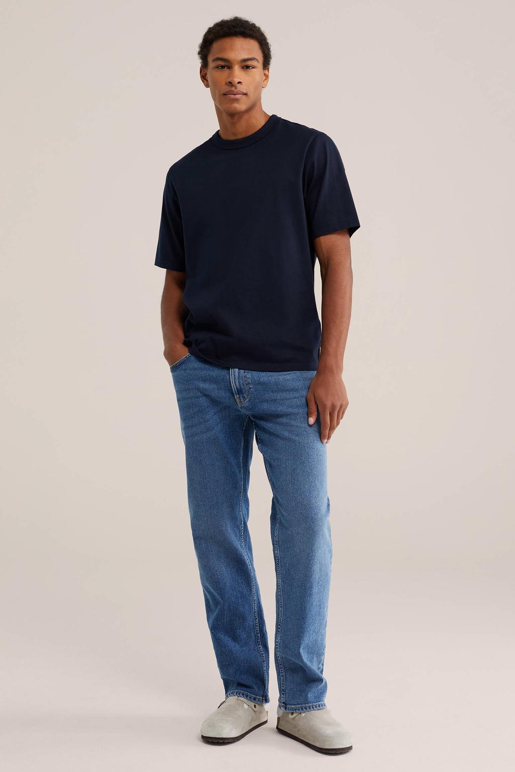 WE Fashion Blue Ridge regular fit jeans - midblauw