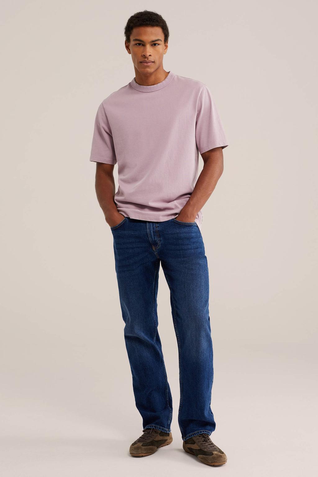 WE Fashion Blue Ridge regular fit jeans - donkerblauw