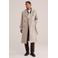 WE Fashion katoenen trenchcoat met ceintuur - beige