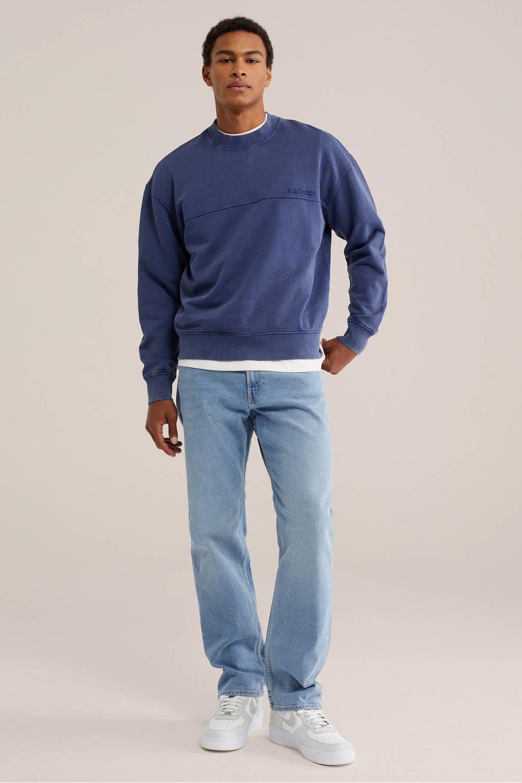 WE Fashion Blue Ridge relaxed fit straight leg jeans - lichtblauw