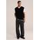 WE Fashion Blue Ridge straight leg loose fit jeans - zwart