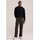 WE Fashion regular fit gebreide trui - zwart