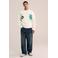 WE Fashion Blue Ridge straight leg loose fit jeans - donkerblauw