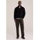 WE Fashion katoenen regular fit gebreide trui - zwart