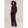 WE Fashion loose fit pantalon - donkerpaars