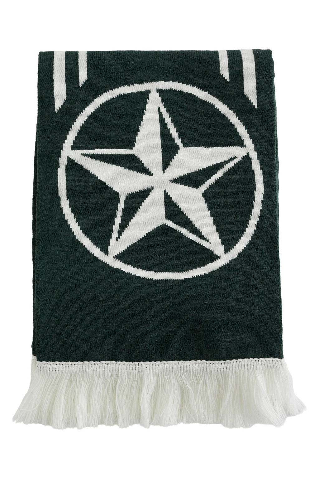 WE Fashion sjaal donkergroen