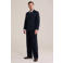 WE Fashion loose fit pantalon met wol - blauw