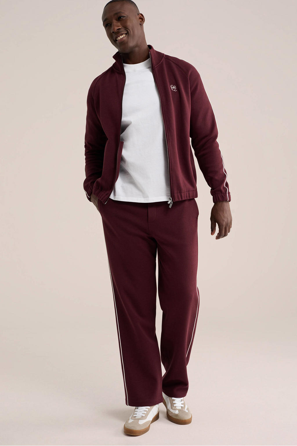 WE Fashion loose fit joggingbroek - acorn