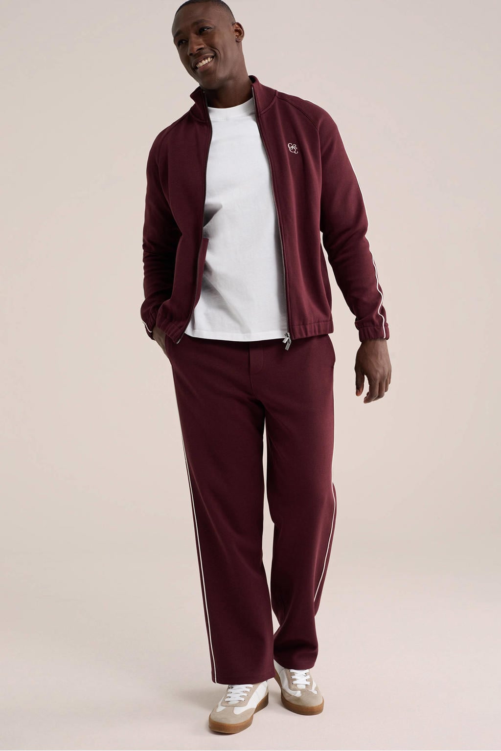 WE Fashion loose fit joggingbroek - acorn