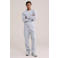 WE Fashion loose fit gemêleerde joggingbroek - light grey