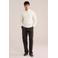 WE Fashion loose fit chino - donkergroen