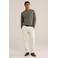 WE Fashion regular fit gebreide trui - groen