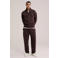 WE Fashion loose fit joggingbroek - donkerbruin
