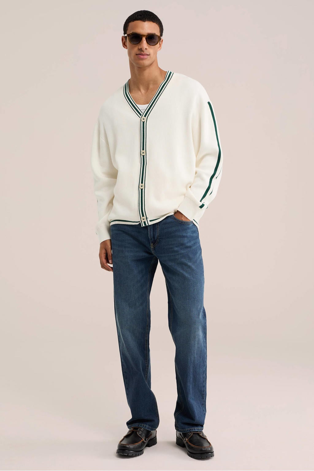 WE Fashion regular fit jeans - dark blue denim