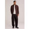 WE Fashion relaxed fit geruit overhemd - donkerbruin