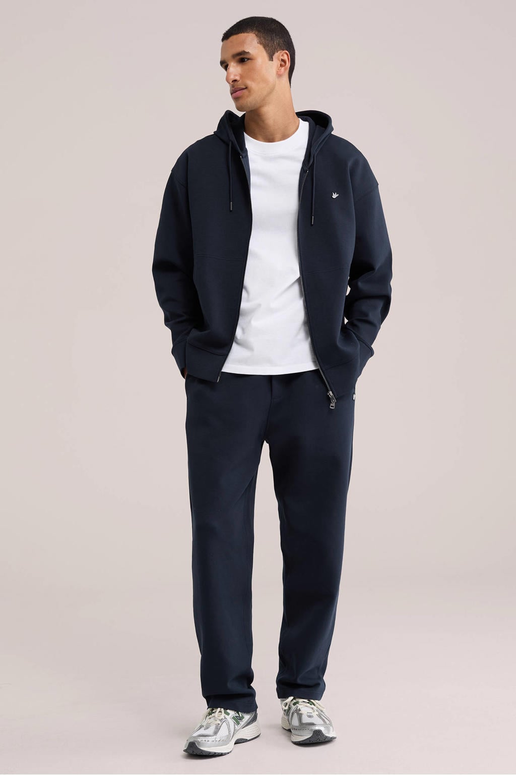 WE Fashion loose fit joggingbroek - heavy blue