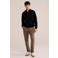 WE Fashion regular fit gebreide trui - zwart