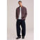 WE Fashion relaxed fit geruit overhemd - donkerrood
