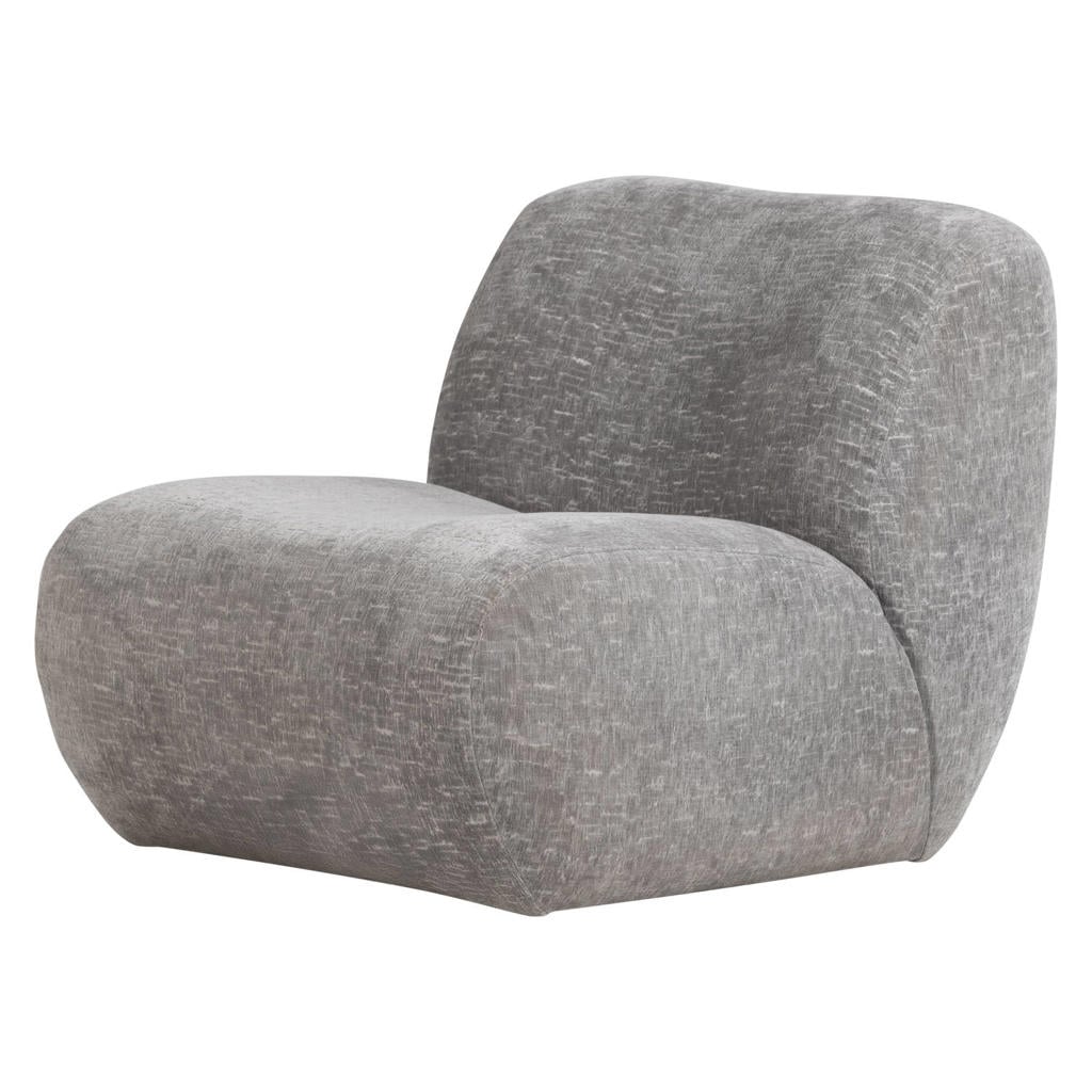 WOOOD WOOOD Nomu Fauteuil Craquelé - Velvet - Lichtroze - 74x76x92