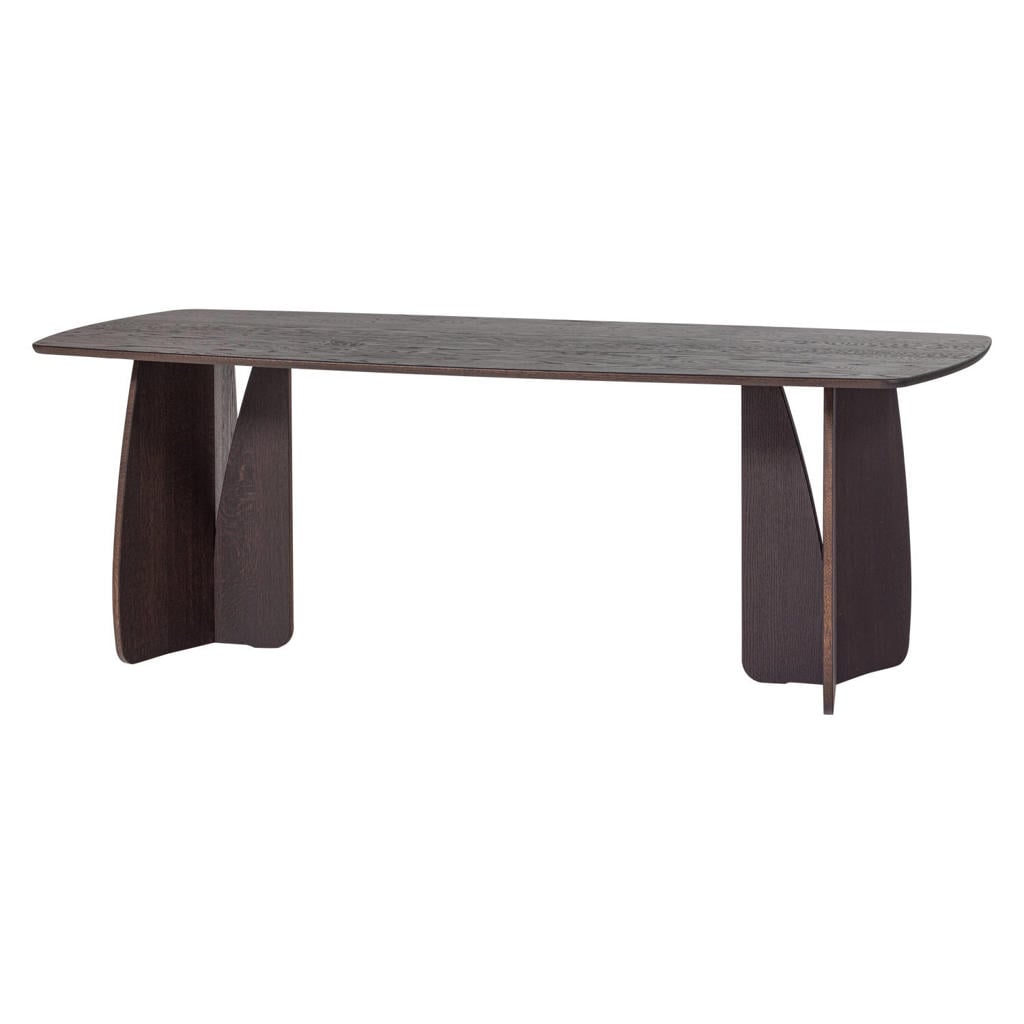 WOOOD eetkamertafel Veere (100x220 cm) mystic brown
