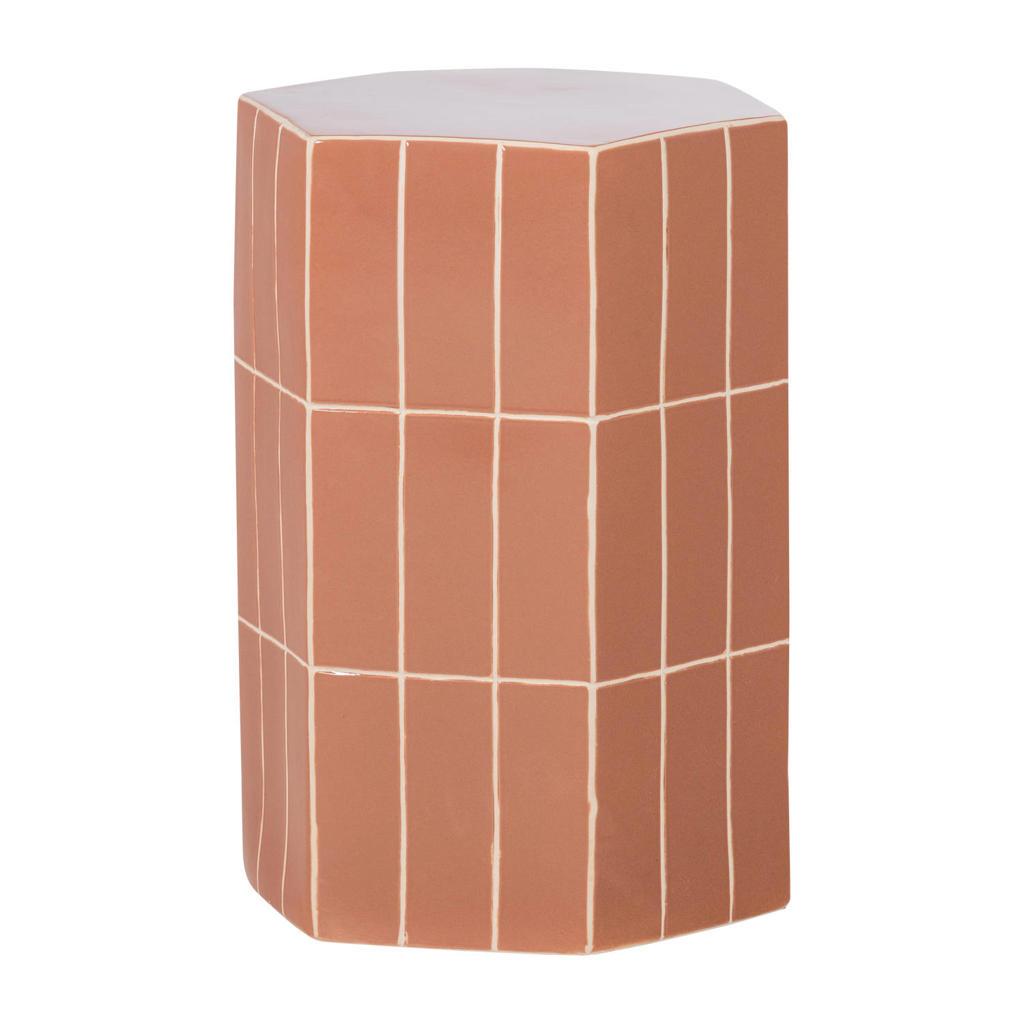 WOOOD bijzettafel Plu (32x38 cm) old pink