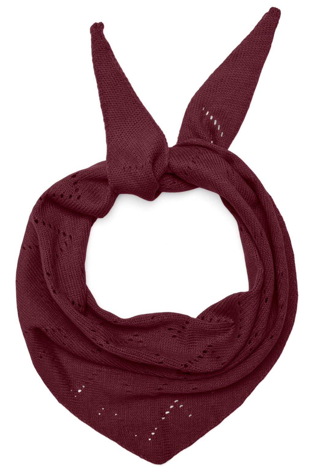 VERO MODA triangle scarf VMMARILYN donkerrood