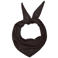 VERO MODA triangle scarf VMMARILYN donkerbruin