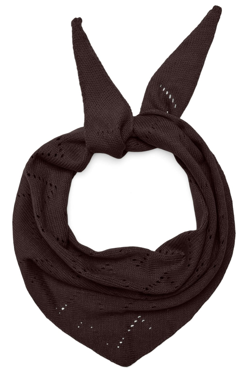 VERO MODA triangle scarf VMMARILYN donkerbruin