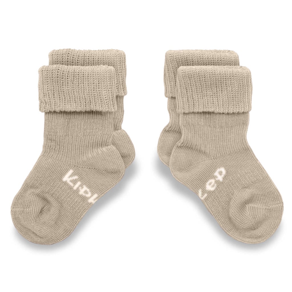 KipKep Blijf-Sokjes beige (set van 2)