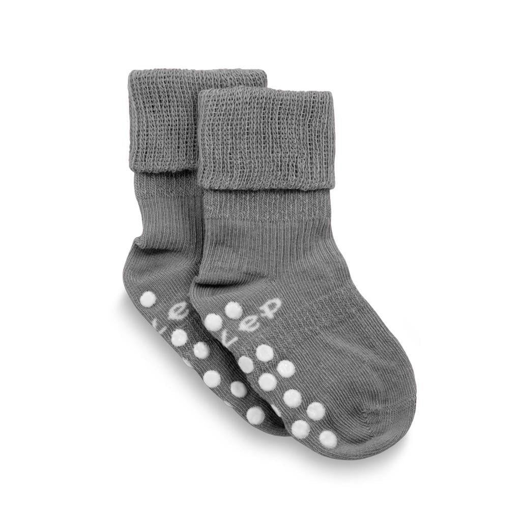KipKep anti-slip Blijf-Sokjes grijs