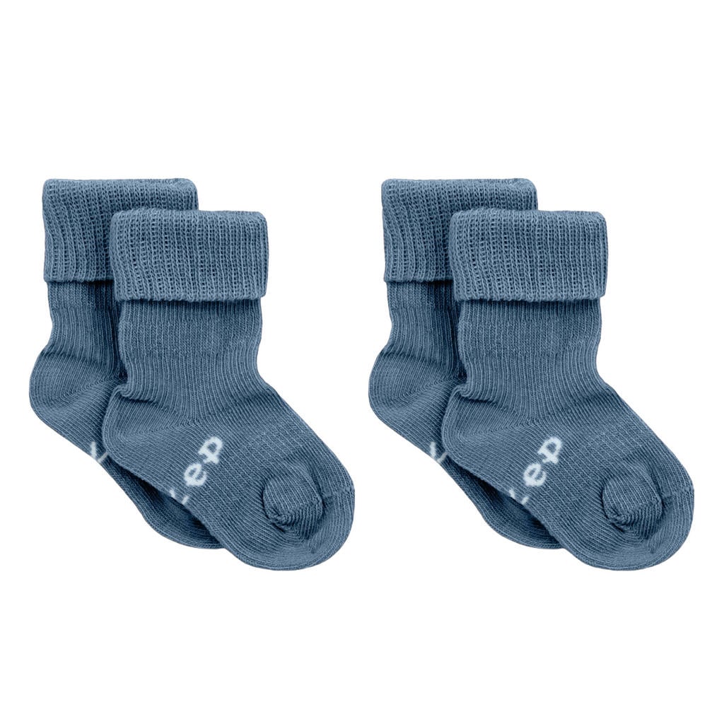 KipKep Blijf-Sokjes blauw (set van 2)