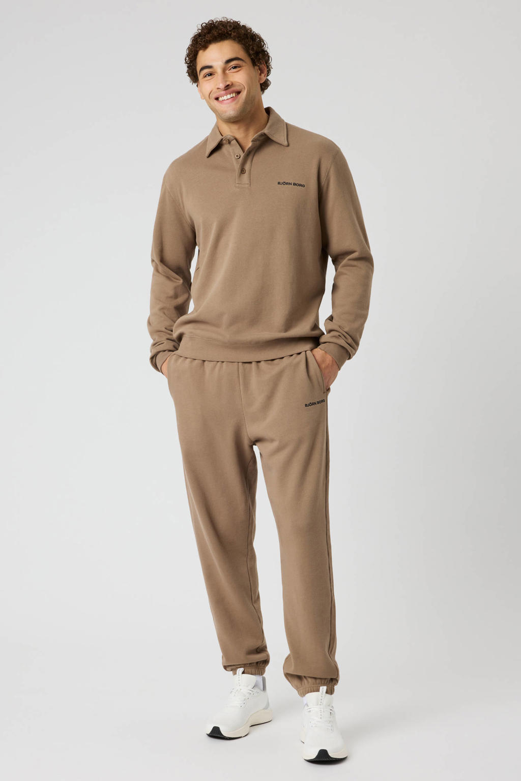 Björn Borg regular fit sweater - camel