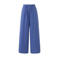 FRNCH wide leg gestreepte broek - blauw