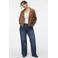 VERO MODA CURVE imitatieleren jas Plus Size - cognac