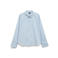 VERO MODA CURVE geruite top Plus Size - lichtblauw