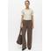 OBJECT wide leg pantalon - lichtbruin