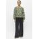 OBJECT rechtvallende blousetop met borduursels - groen