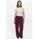 OBJECT wide leg pantalon - donkerrood