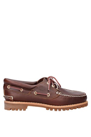 Classic Boat leren bootschoenen met profielzool - bruin