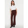 Cache Cache regular waist bootcut casual broek - donkerbruin
