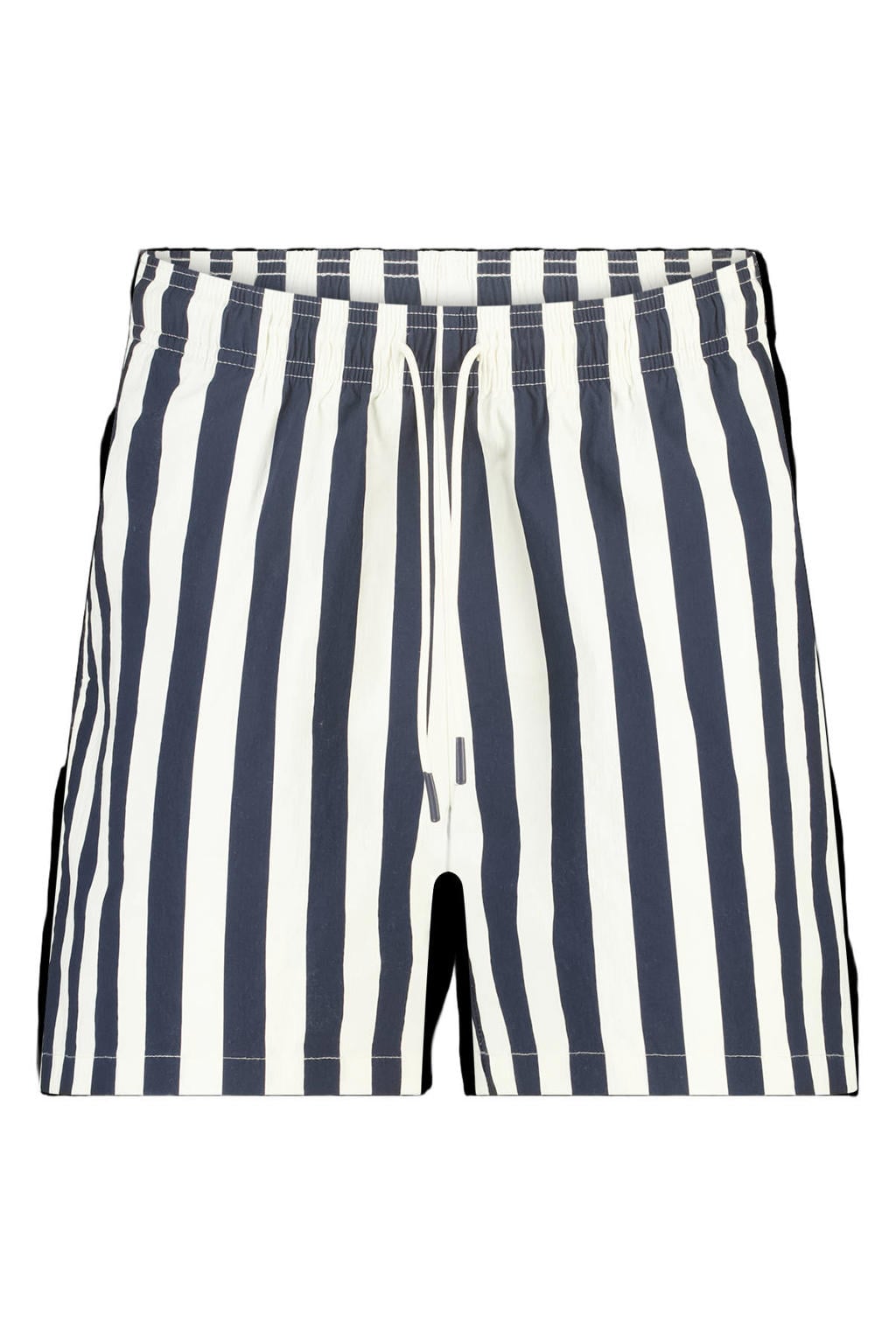 America Today gestreepte zwemshort - donkerblauw/wit