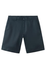 thumbnail: Mango Man slim fit chino short met linnen - marine